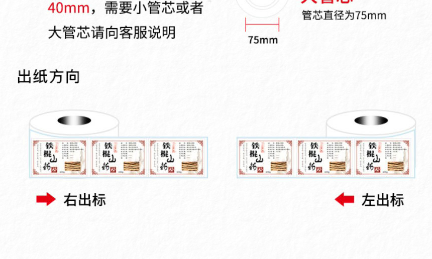 专版不干胶规格2
