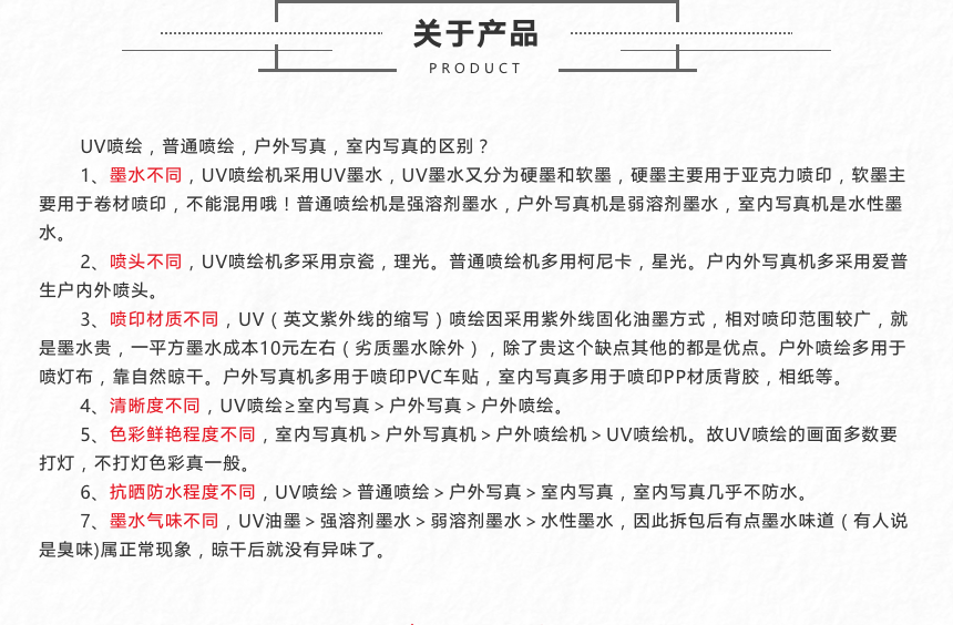 喷绘与写真的区别